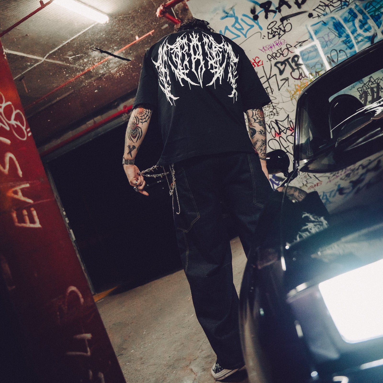 "SCORN" Tee - Black