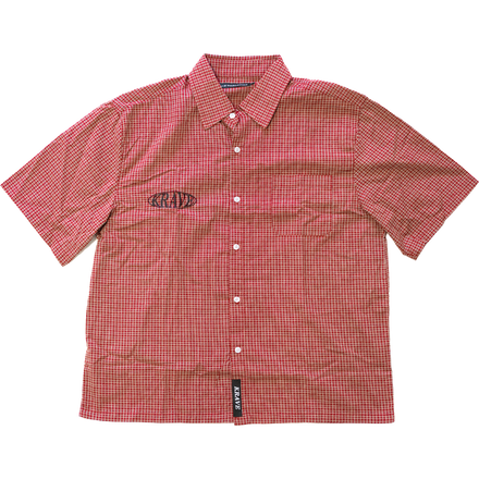 "ACCLAIM" Skate Button-Up Tee - Red