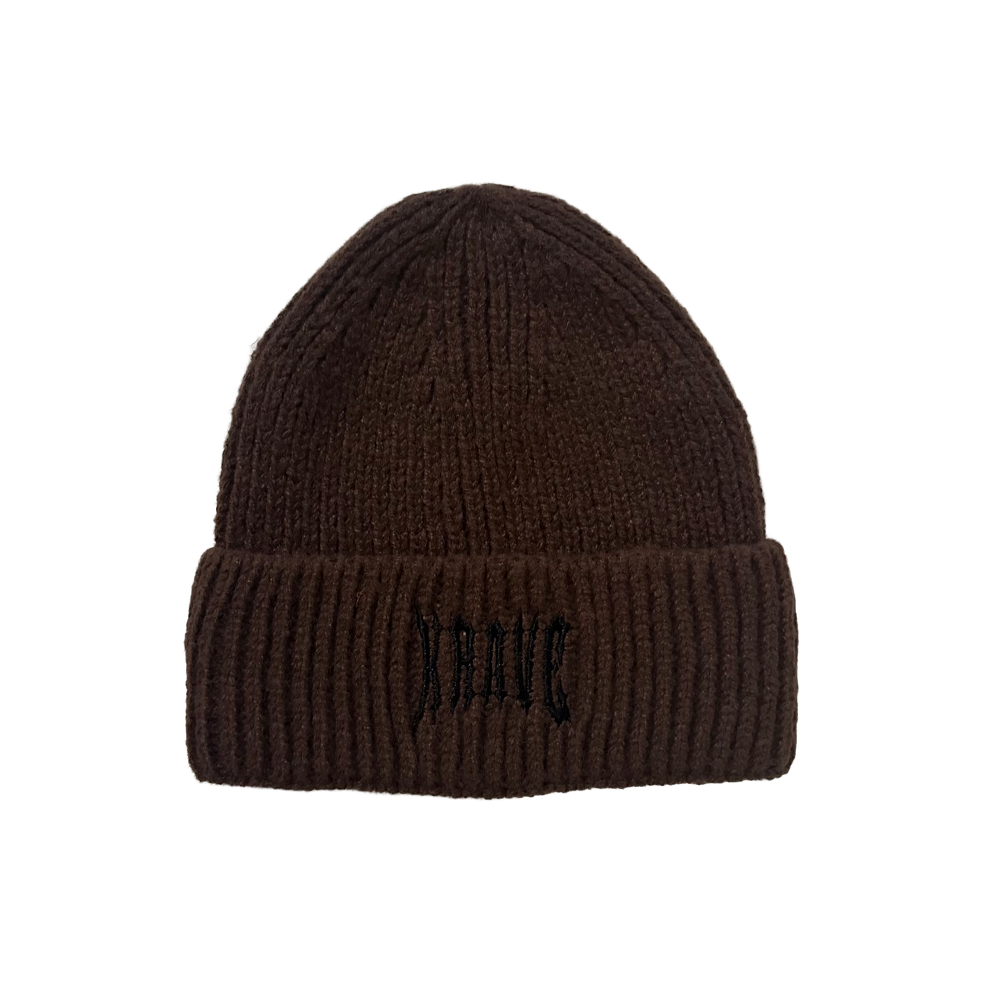 "KRAVE" Heavy Gauge Beanie - Walnut