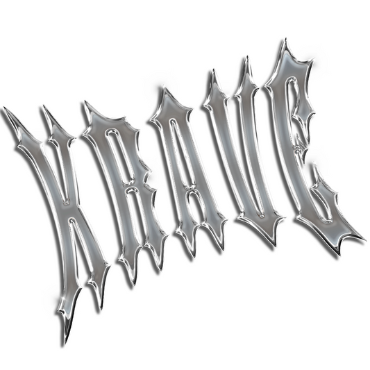 "KRAVE" Slap Vinyl - Black/White/Chrome