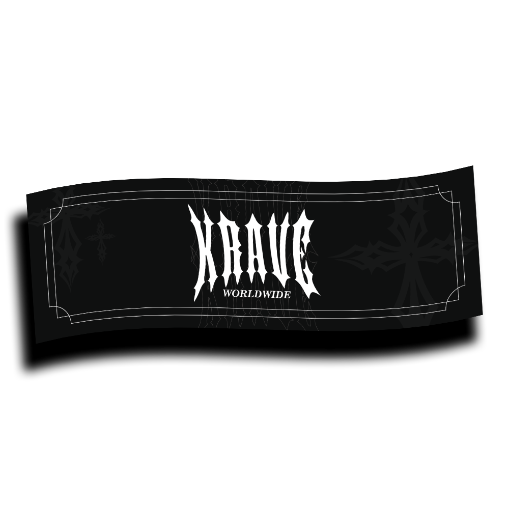 KRAVE WORLDWIDE "CROSS" Nobori Flag