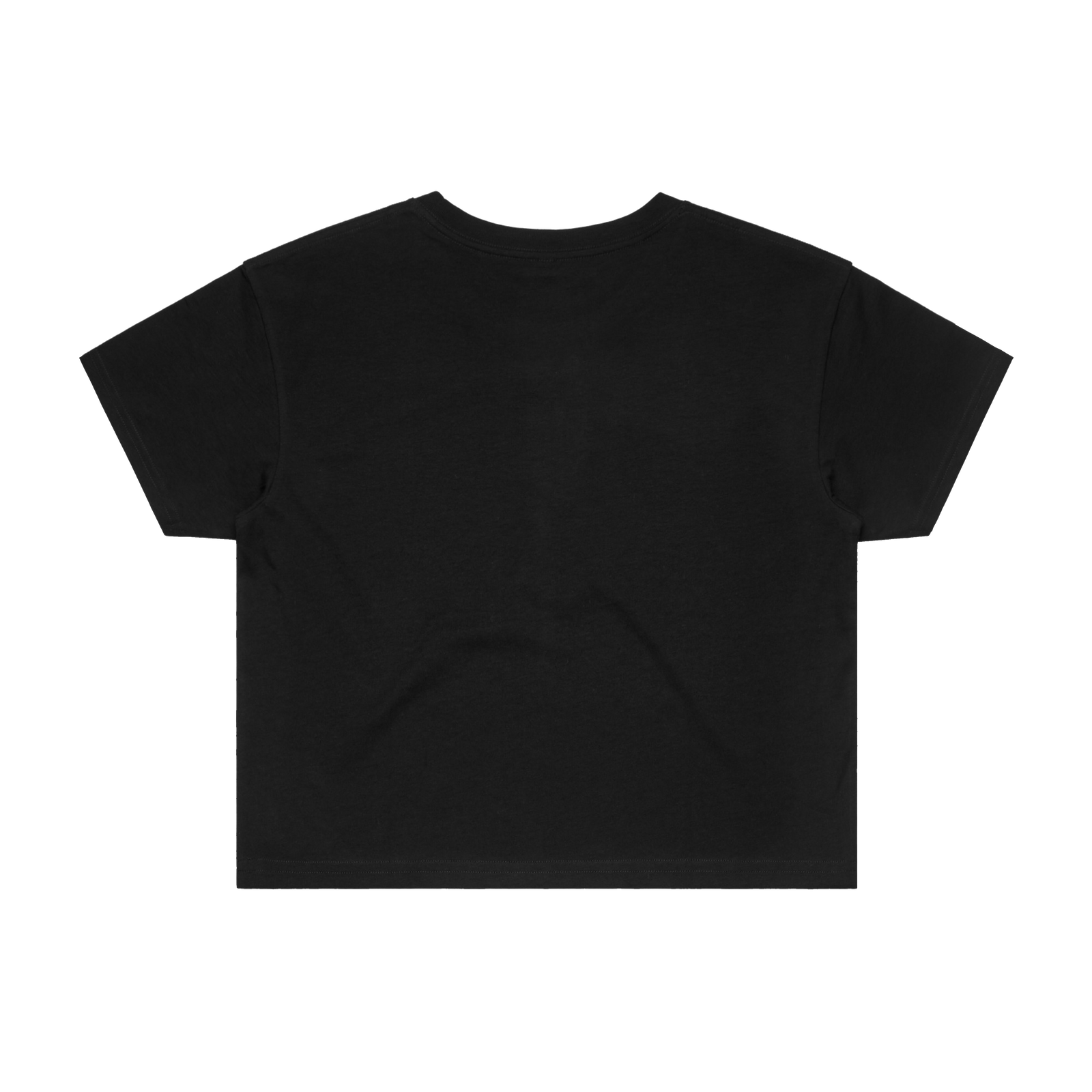"METAL" Crop Tee - Black