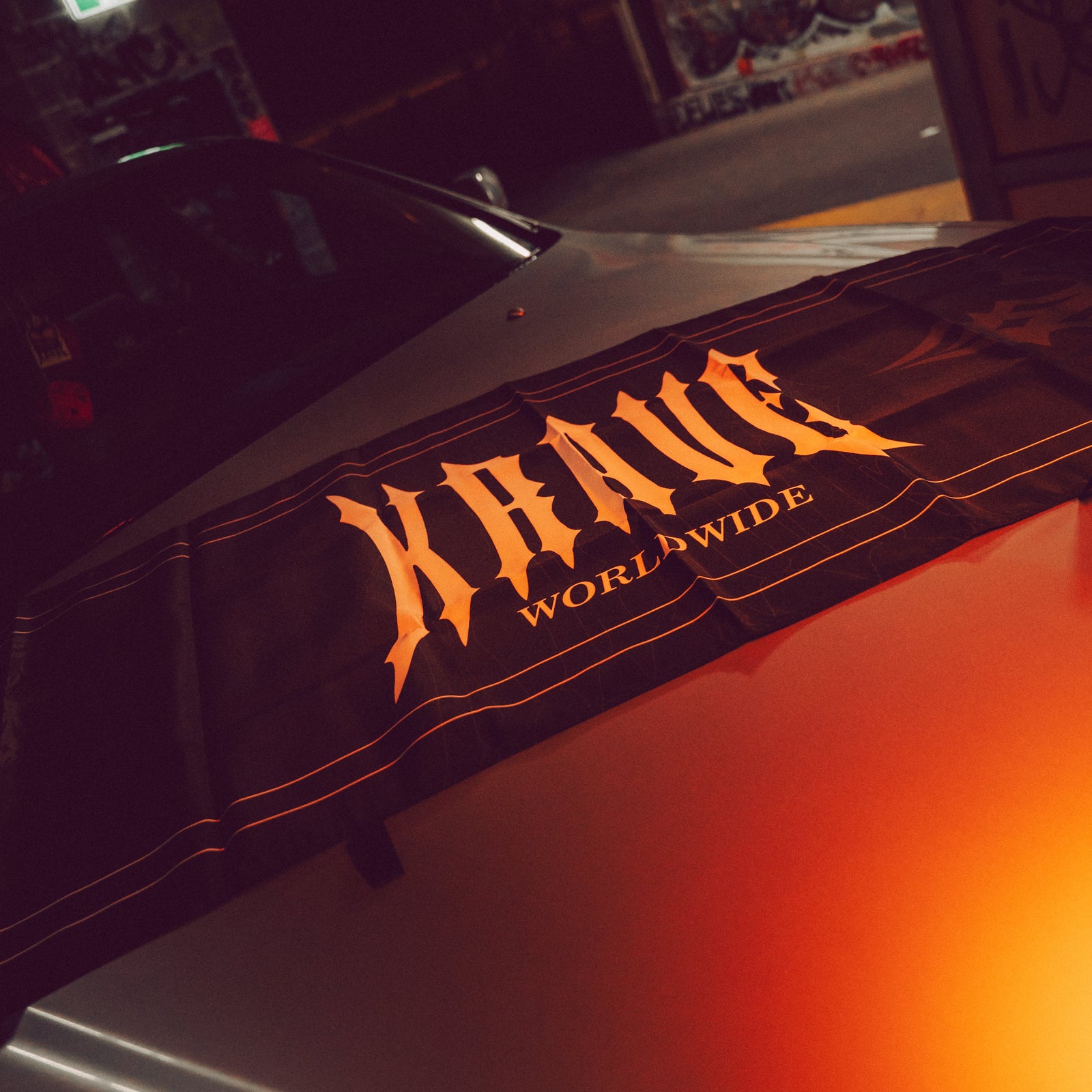 KRAVE WORLDWIDE "CROSS" Nobori Flag
